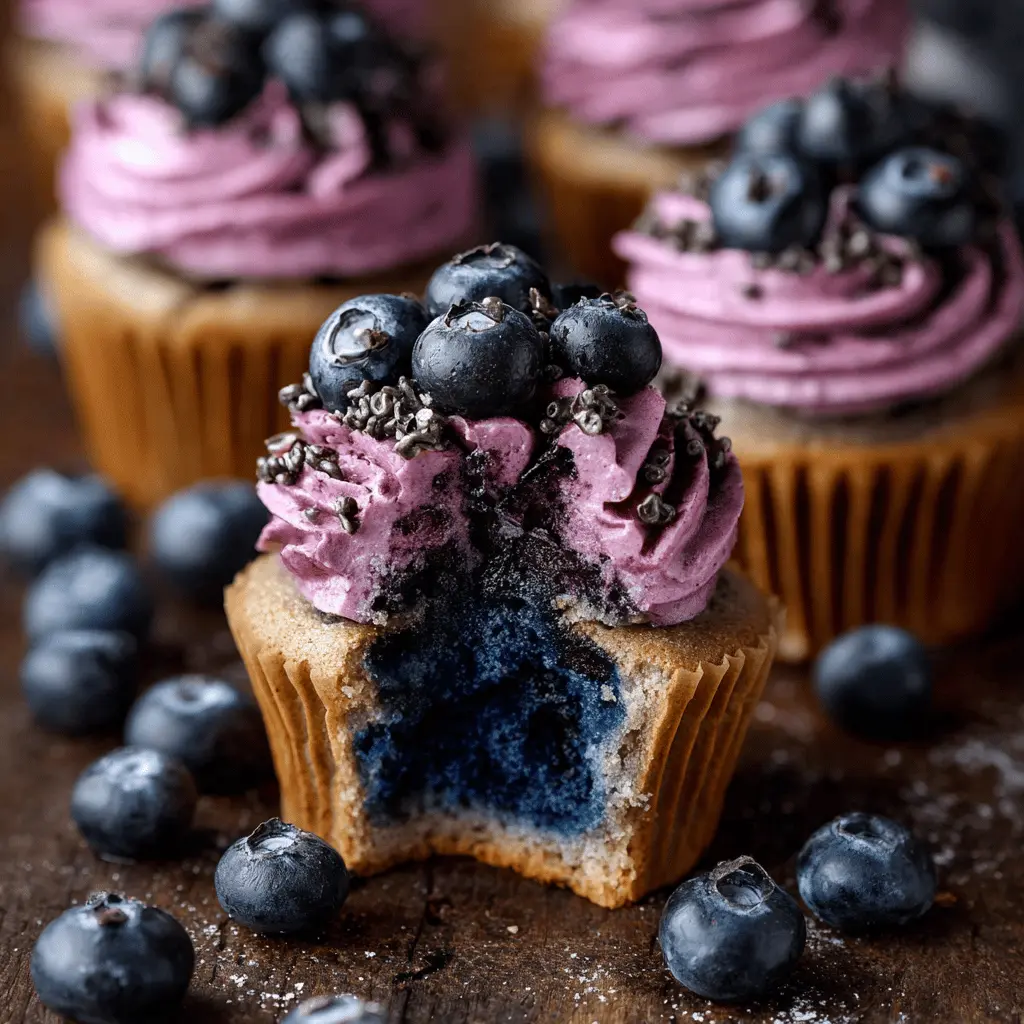Blueberry Cupcakes with Blueberry Filling: The Best Homemade Treat