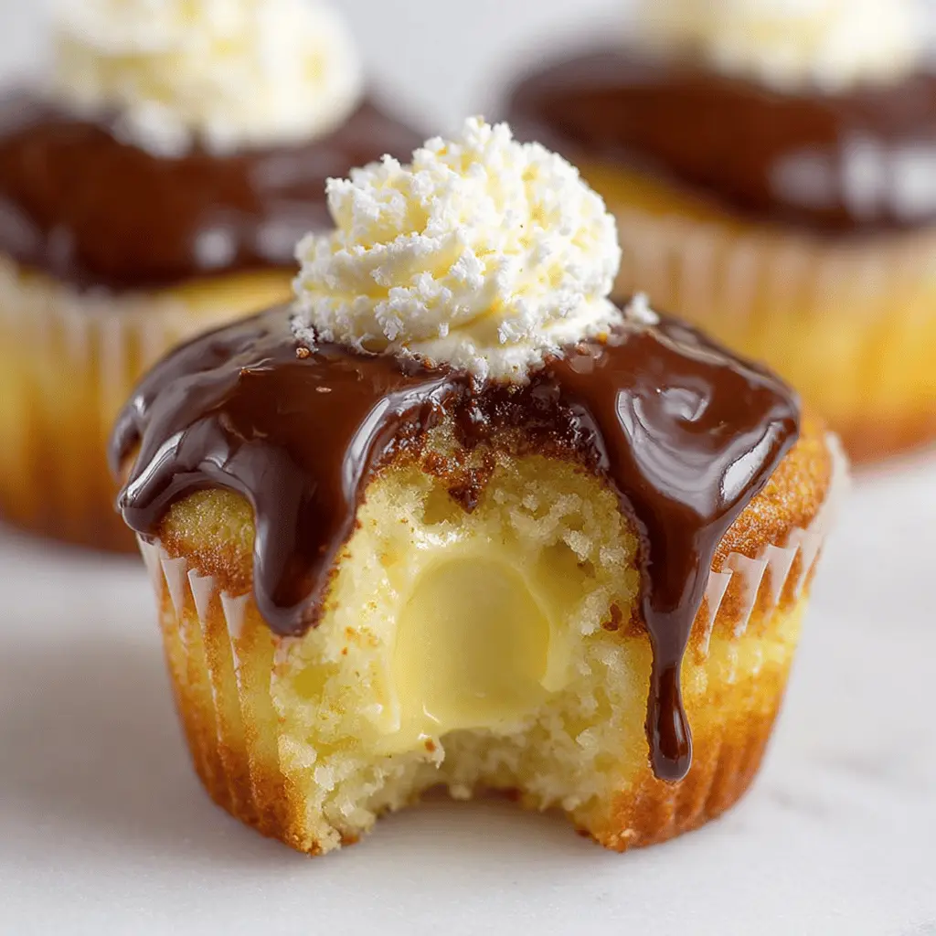 Boston Cream Pie Cupcakes: Indulgent Treats You’ll Love