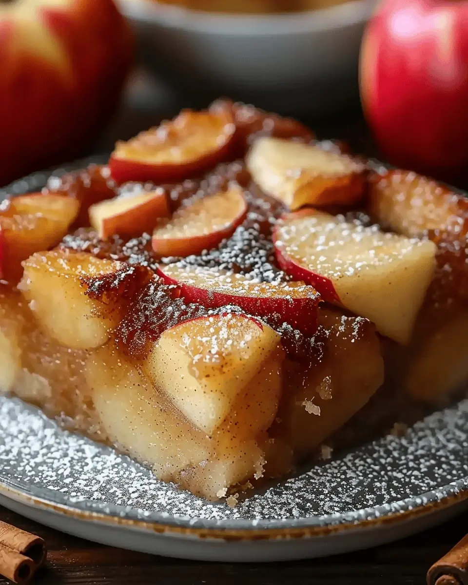 Cozy Apple Cinnamon Sheet Cake – Easy One-Pan Delight for All