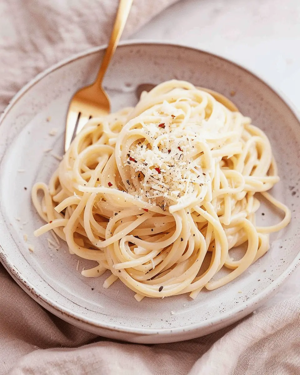 Creamy One-Pot Garlic Parmesan Pasta with Turkey Bacon Delight