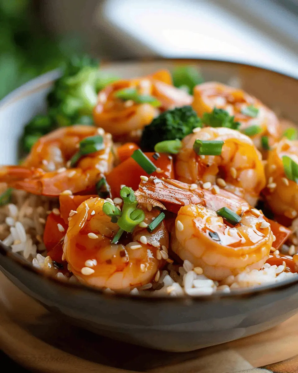 Honey Garlic Shrimp Bowls – Easy & Saucy 20-Minute Recipe