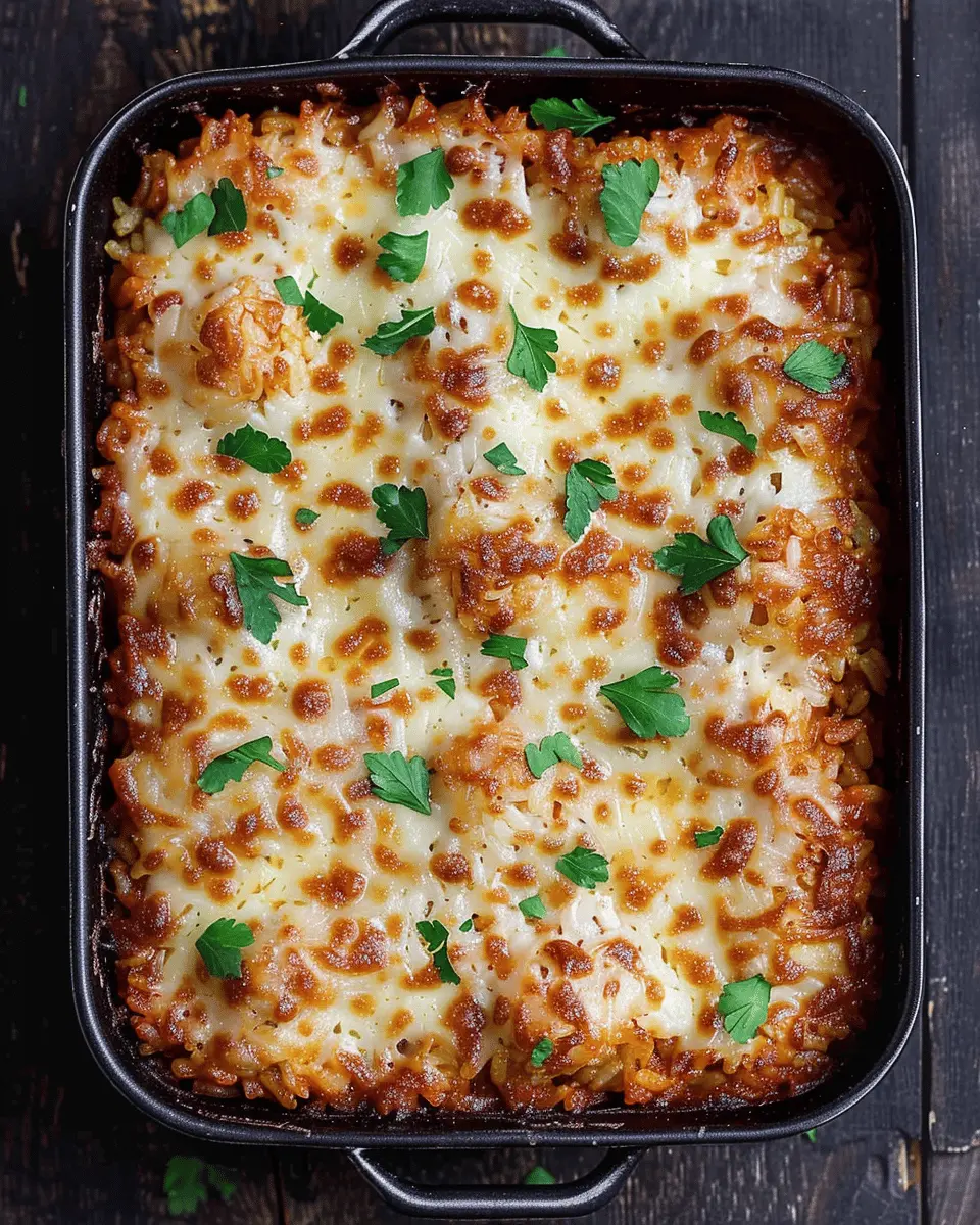 Italian Rice Casserole Delight: A Comforting Arancini Treat