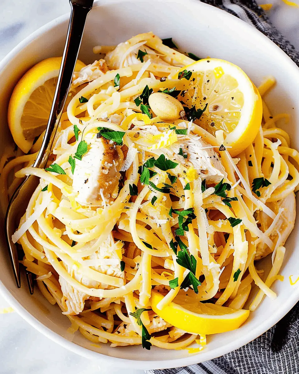 Lemon Garlic Chicken Pasta: Easy, Flavorful Weeknight Dinner