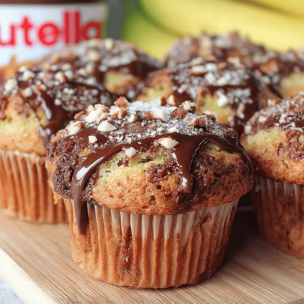 Nutella banana muffins: Indulgent treats for homemade bliss
