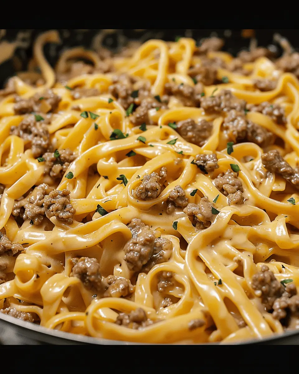 One-Pot Creamy Beef and Garlic Butter Pasta: Easy Weeknight Delight