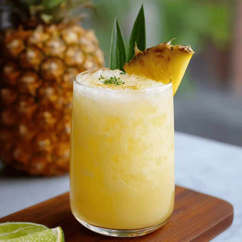 Pineapple Coconut Cooler Mocktail: Refreshing & Easy Summer Sip