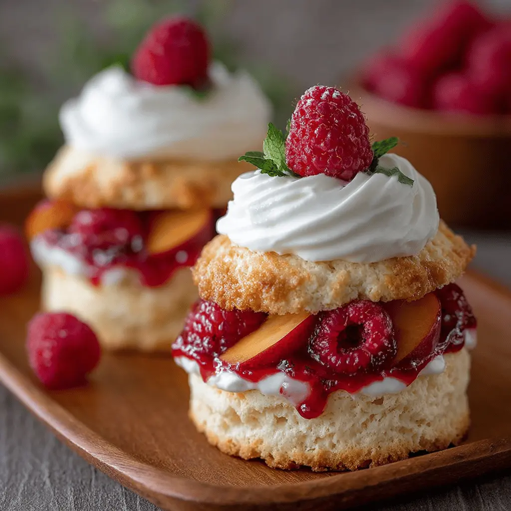 Raspberry Peach Shortcakes: Easy Delight for Summer Gatherings
