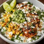 Street Corn Chicken Rice Bowls