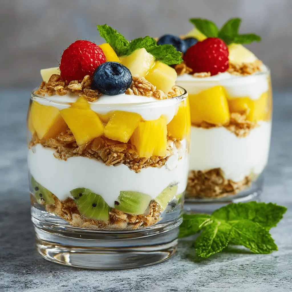 Tropical Fruit Parfait Recipe: Easy and Refreshing Delight