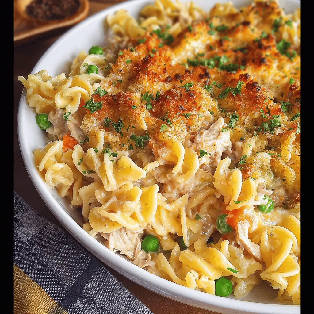 Tuna Noodle Casserole: Easy Comfort Food with Turkey Bacon