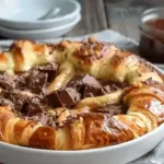 Decadent Chocolate Croissant Breakfast Bake