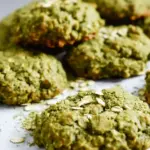Matcha-Oatmeal Breakfast Cookies