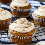 Pumpkin Muffins with Cream Cheese Frosting
