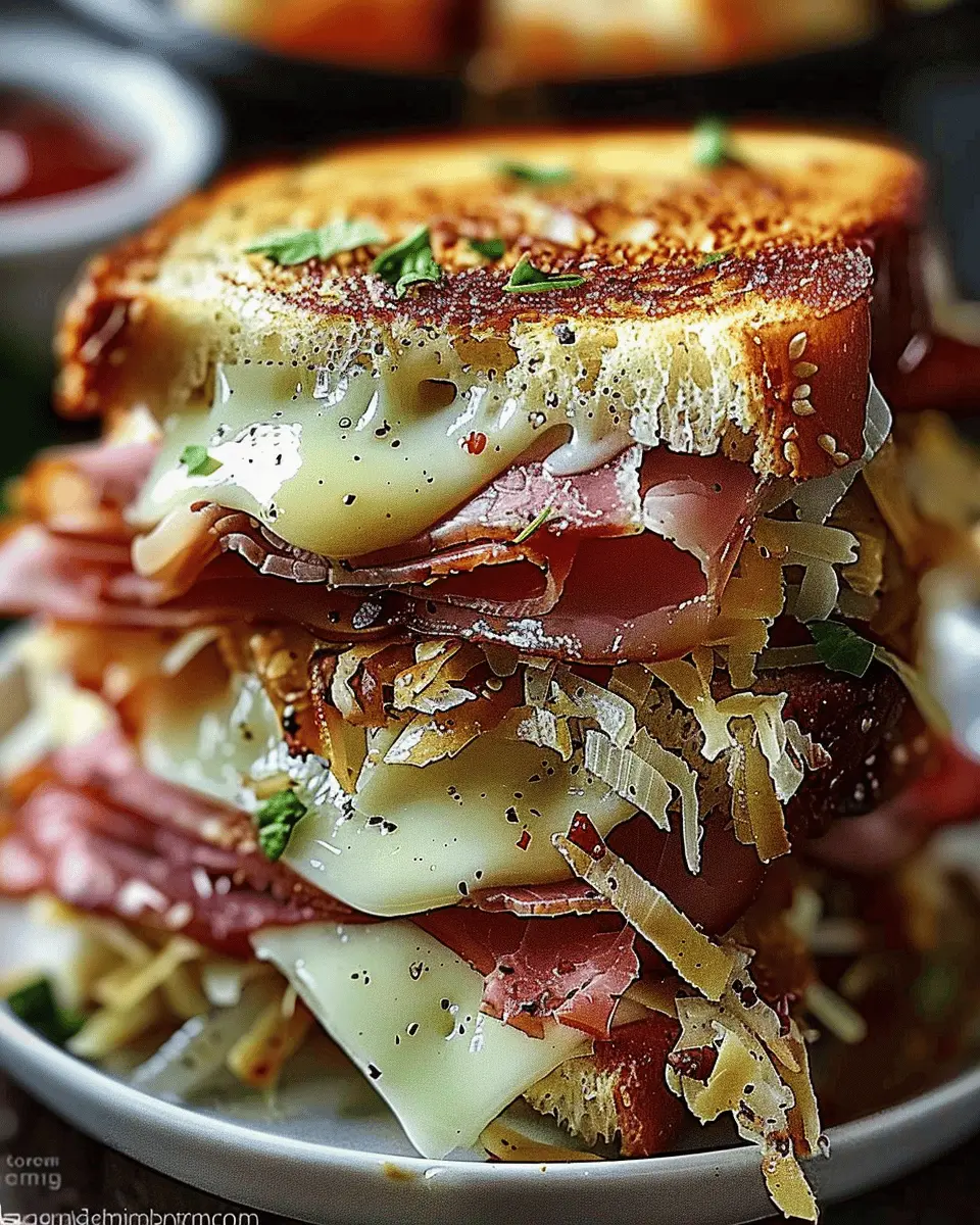 Reuben Bake: Easy Comfort Food with Turkey Bacon and Chicken Ham