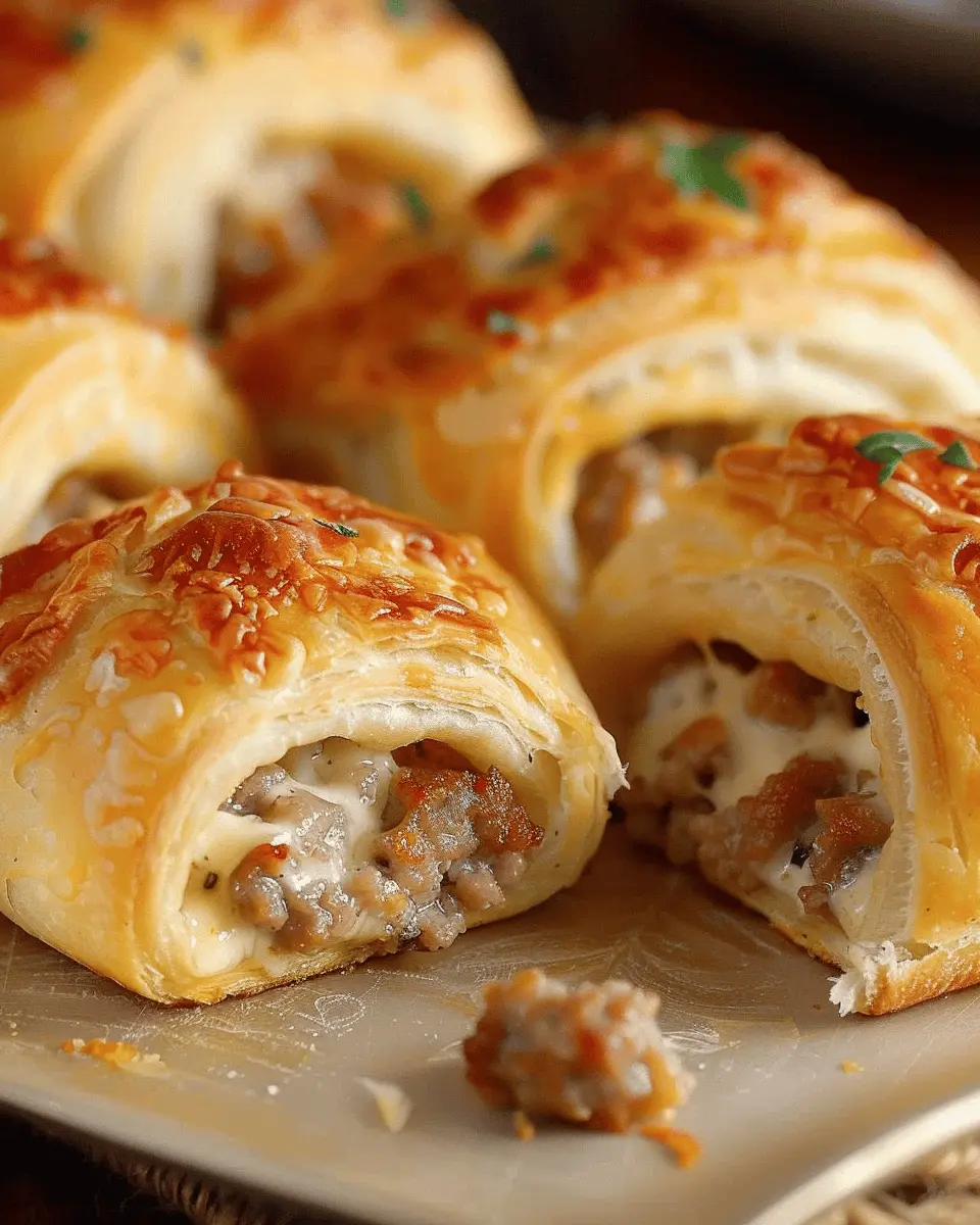 Sausage Cream Cheese Crescent Rolls: The Best Comfort Snack