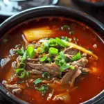 Yukgaejang (Spicy Beef Soup)