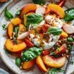 Peach Burrata Salad
