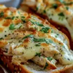 Cheesy Chicken Garlic Bread Sandwich