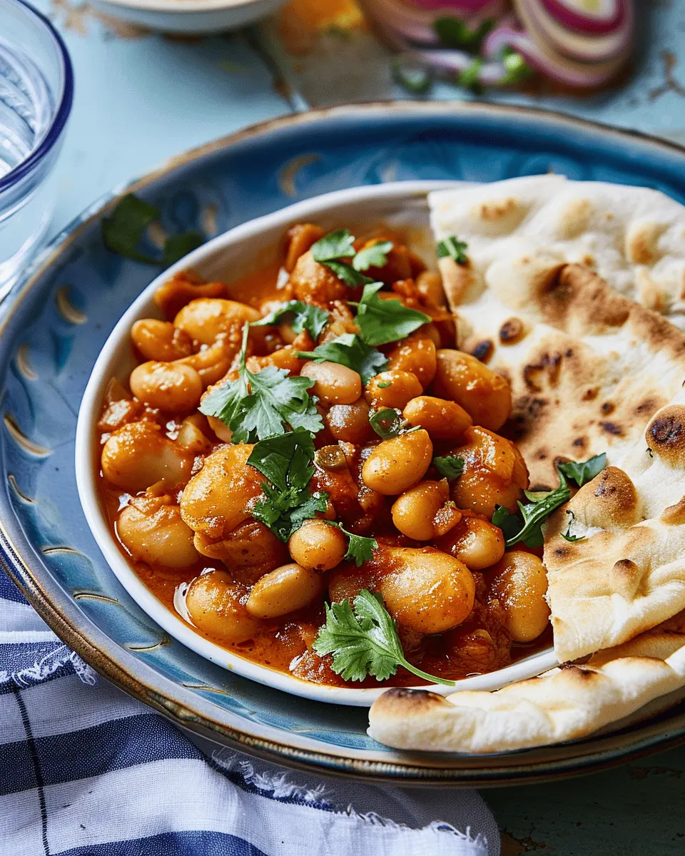 Curried butter beans: Best flatbreads for homemade bliss