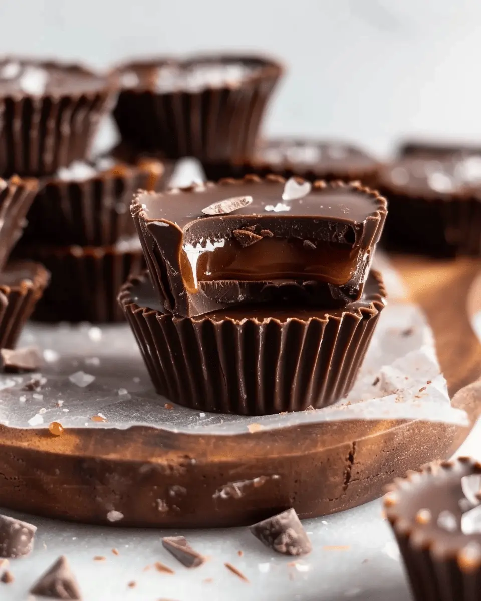 Salted Caramel Chocolate Cups: Easy Indulgence for Sweet Lovers