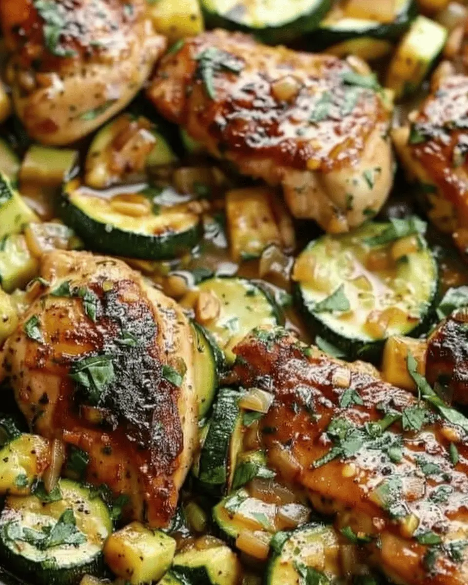 Garlic Butter Chicken with Zucchini – Easy 30-Minute Meal Delight