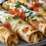 Baked Cream Cheese Chicken Taquitos