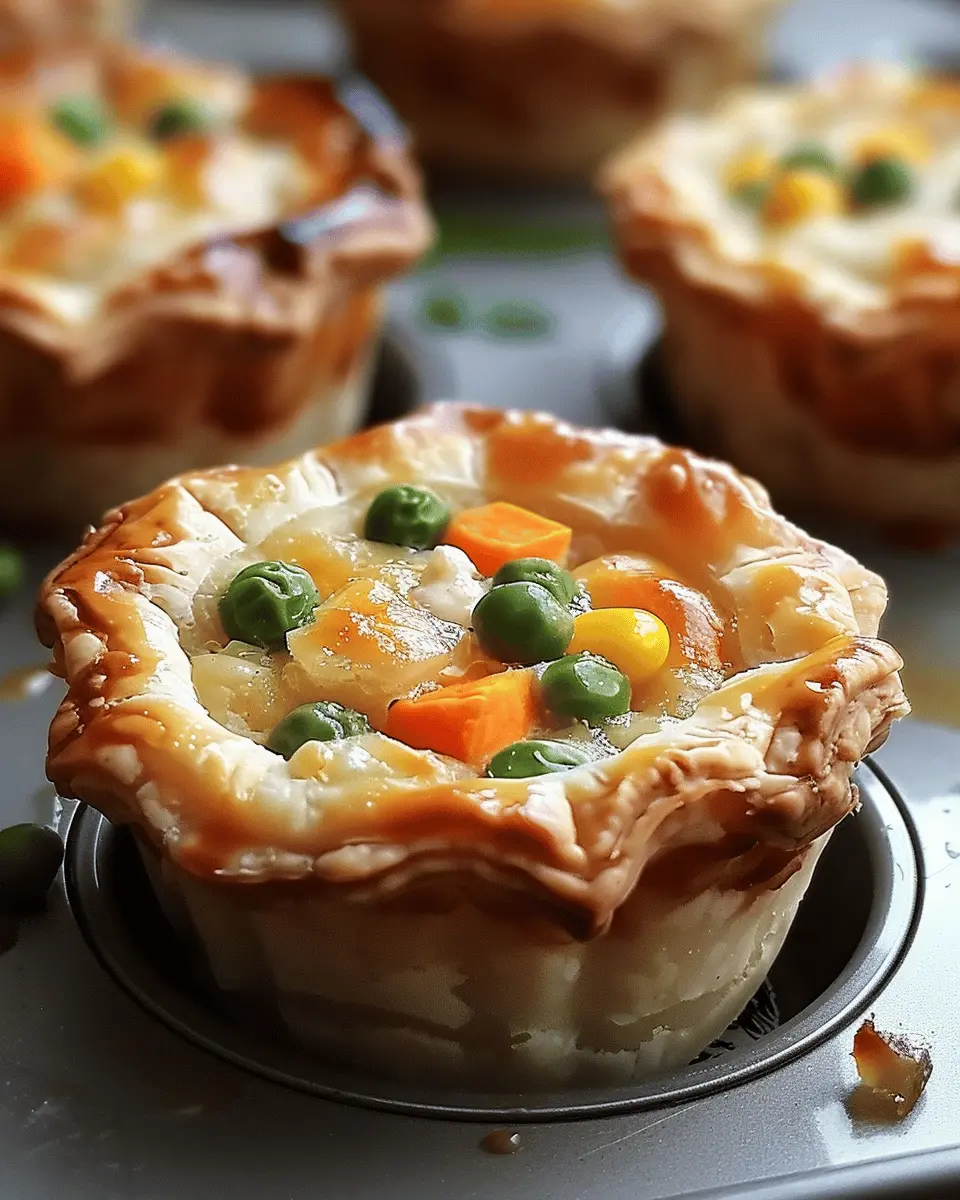 Mini Chicken Pot Pies Muffins: Easy Cozy Bites for Dinner