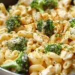 One-Pan Cheesy Ranch Chicken & Broccoli Pasta Skillet