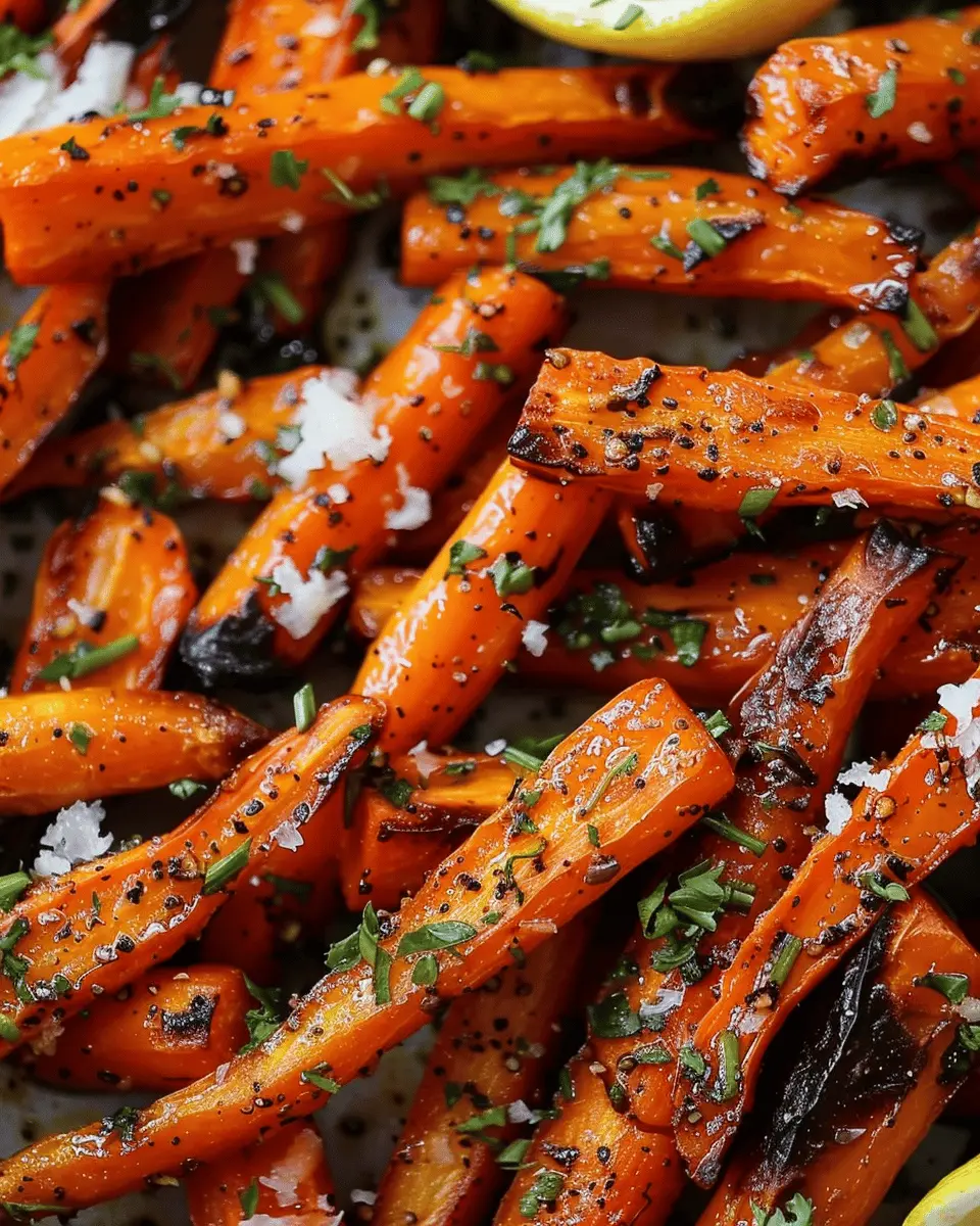 Lemon Dijon Roasted Carrots: Easy and Flavorful Veggie Delight