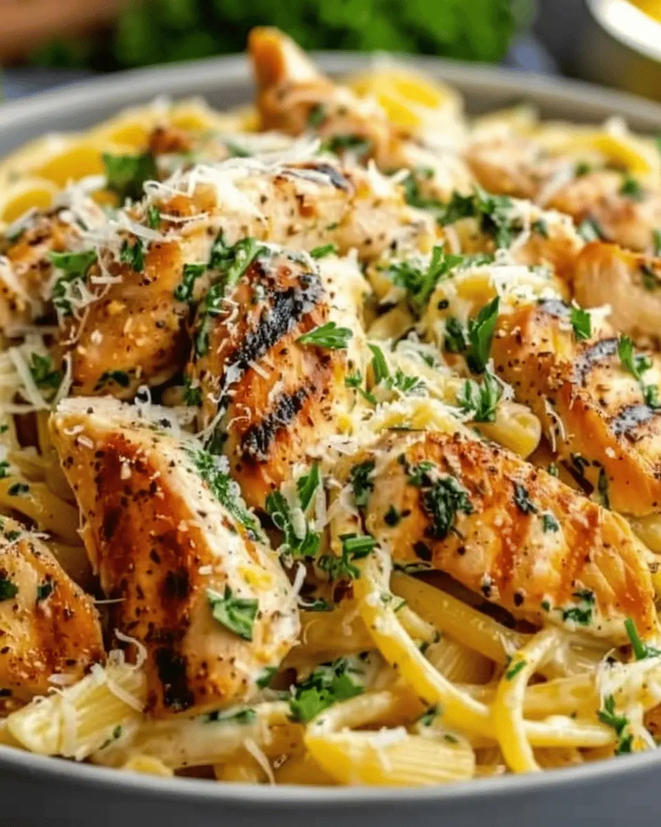 Healthy Garlic Parmesan Chicken Pasta: Easy Comfort Food Delight