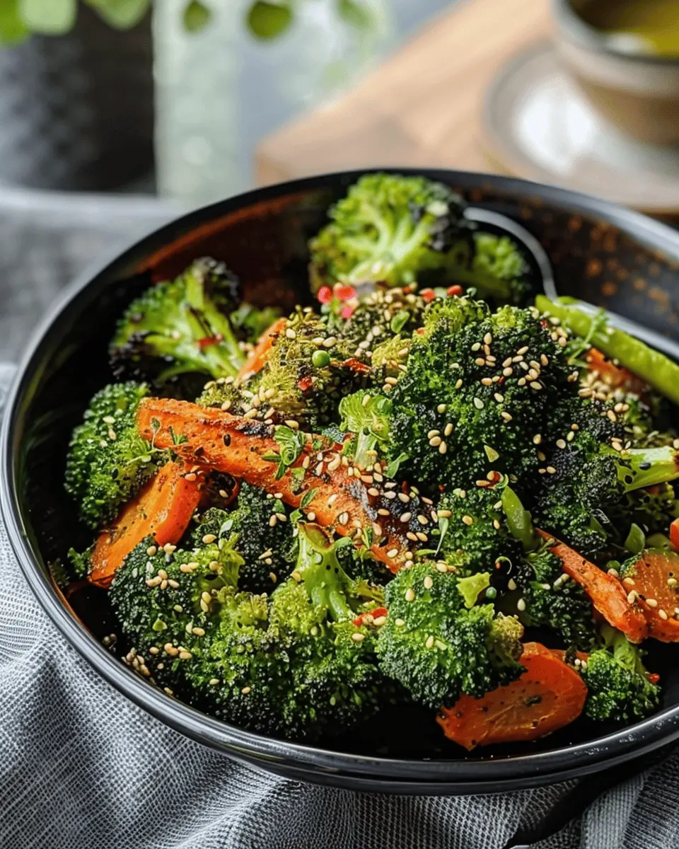 Roasted Broccoli and Carrots: Easy Asian-Inspired Side Dish