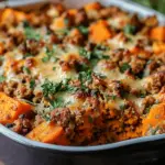 Ground Turkey Sweet Potato Bake