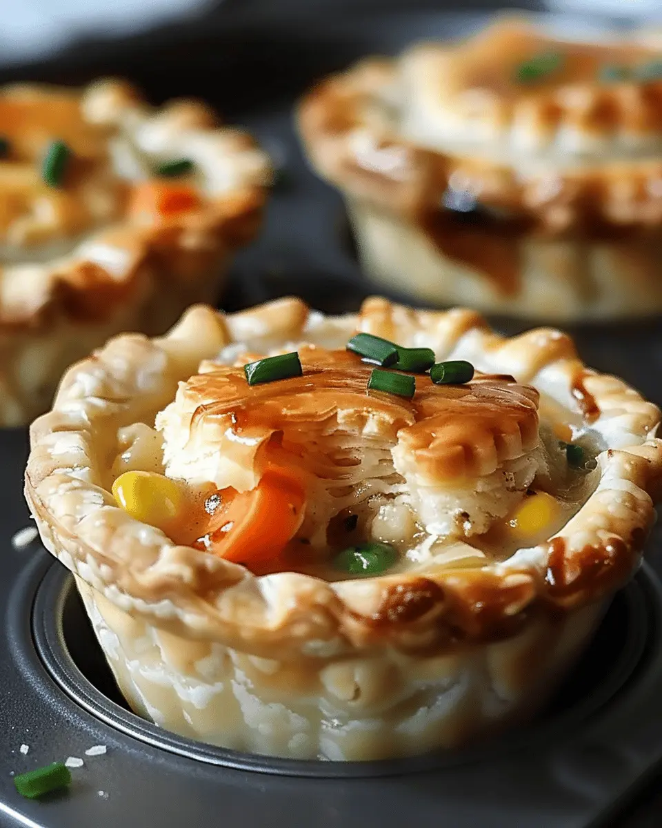 Mini Chicken Pot Pies Muffins: Easy Cozy Bites for Busy Nights