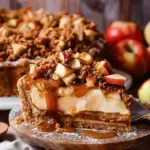 salted caramel apple pie cheesecake