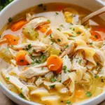 Crockpot Chicken Noodle Soup (Easy + Extra Tasty!)