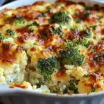 Loaded Cauliflower and Broccoli Casserole for a tasty twist!