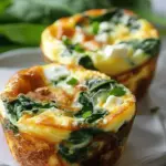 Quick & Healthy Egg Muffins with Spinach and Feta