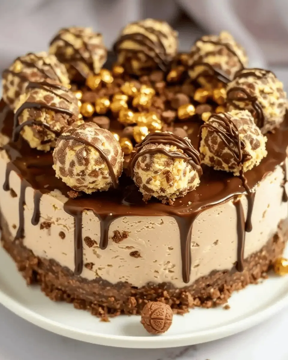 Ferrero Rocher Cheesecake: Indulgent No-Bake Delight at Home