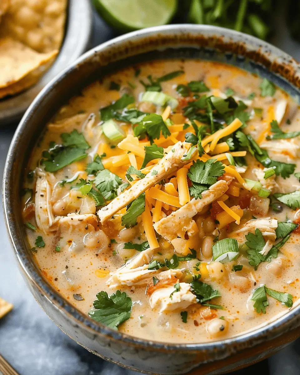 White Chicken Chili: Easy, Flavorful Comfort with Turkey Bacon