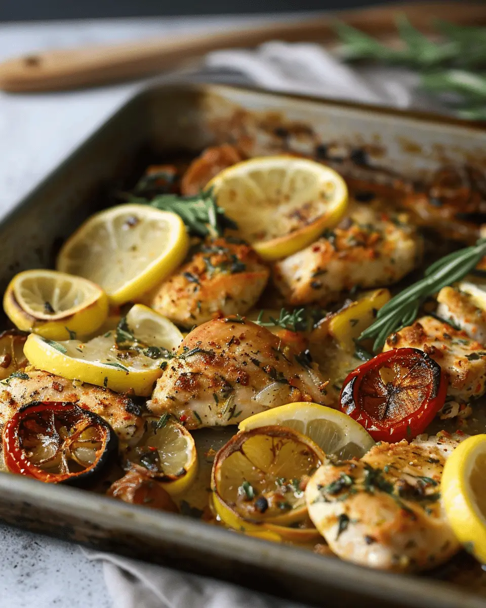 Lemon Herb Chicken Sheet Pan: Easy Dinner for Busy Nights