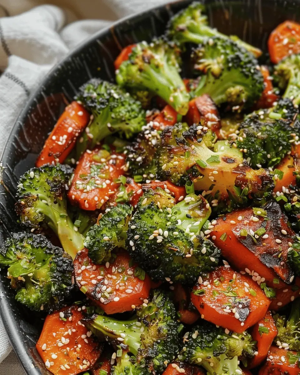 Roasted Broccoli & Carrots: Easy Asian-Inspired Delight