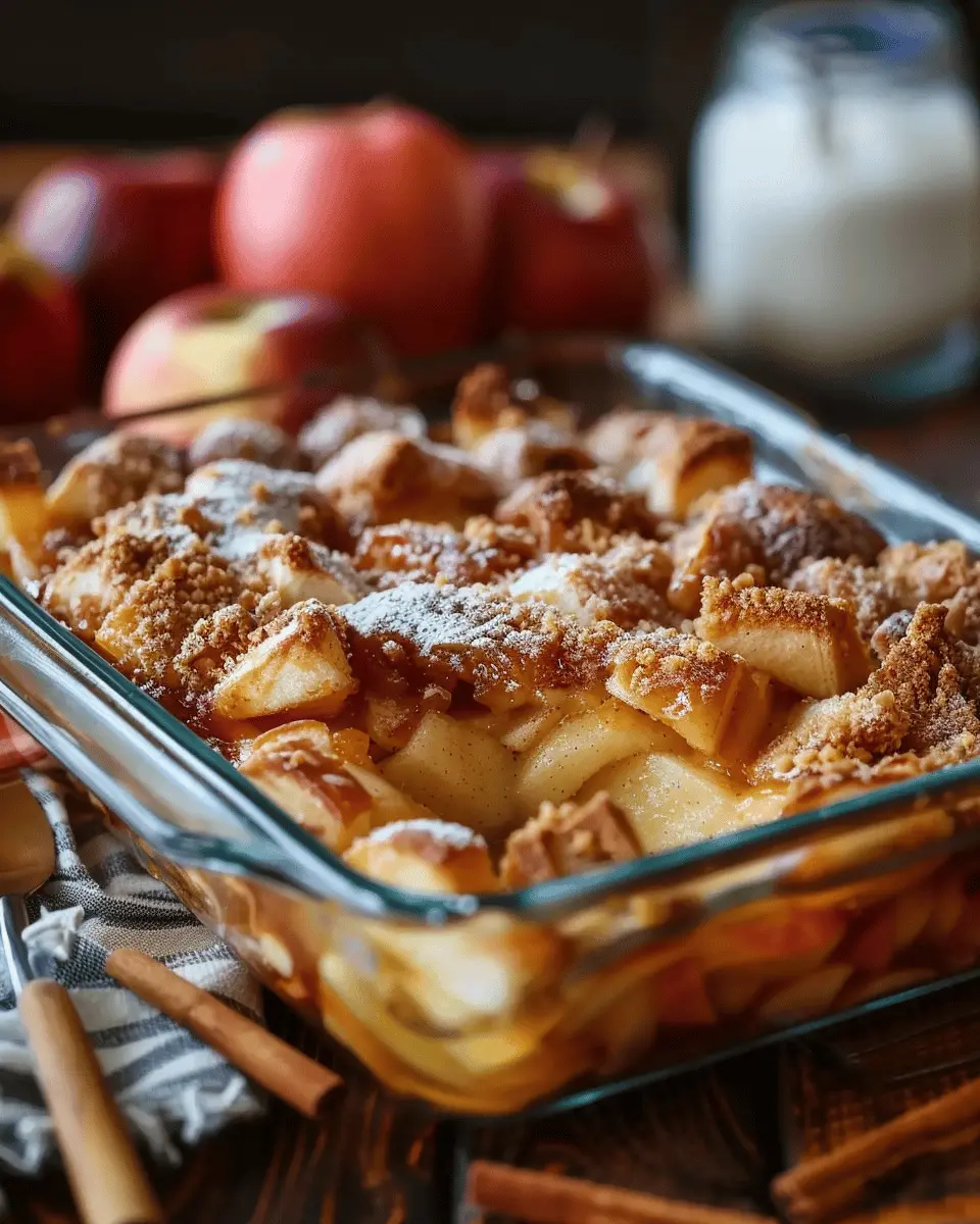 Apple Bubble Up Casserole: The Easy Comfort Food Surprise