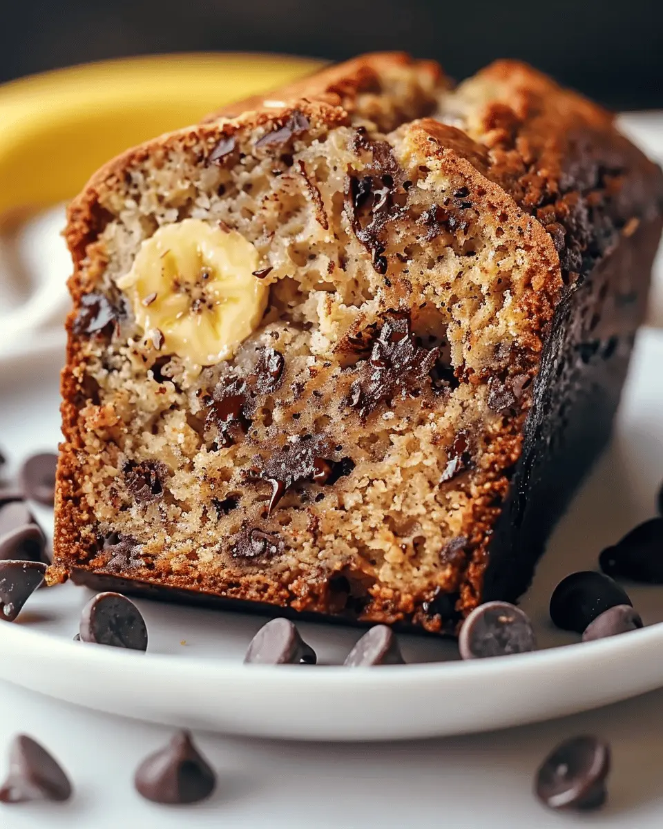 Irresistibly Moist Chocolate Chip Banana Bread Made With Love