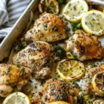 Lemon Garlic Chicken Thighs