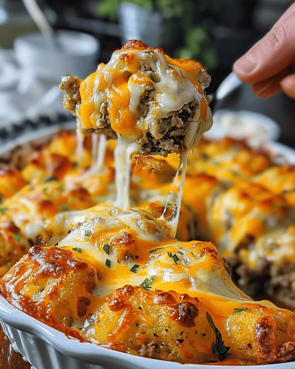 Cheesy Meatloaf Tater Tot Bake: Easy Comfort Food Delight