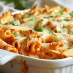 Buffalo Chicken Pasta Bake