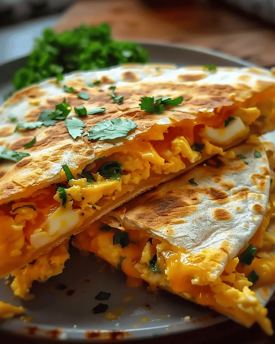 Cheddar Egg Quesadilla Recipe: Easy, Scrumptious, and Healthy Delight