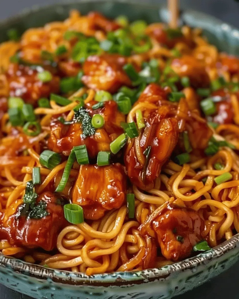 Sticky Garlic Chicken Noodles: The Best Comfort Meal at Home