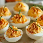 Pumpkin Patch Deviled Eggs
