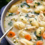 Slow Cooker Chicken Gnocchi Soup